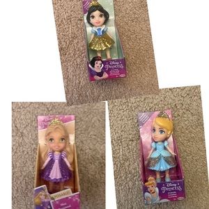 Disney Posable Princesses (3) - brand new in package